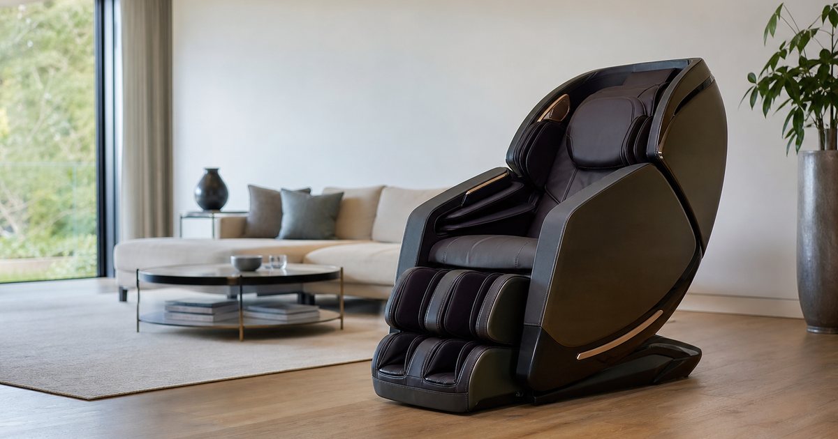 How much room does a reclining luxury massage chair actually take up?