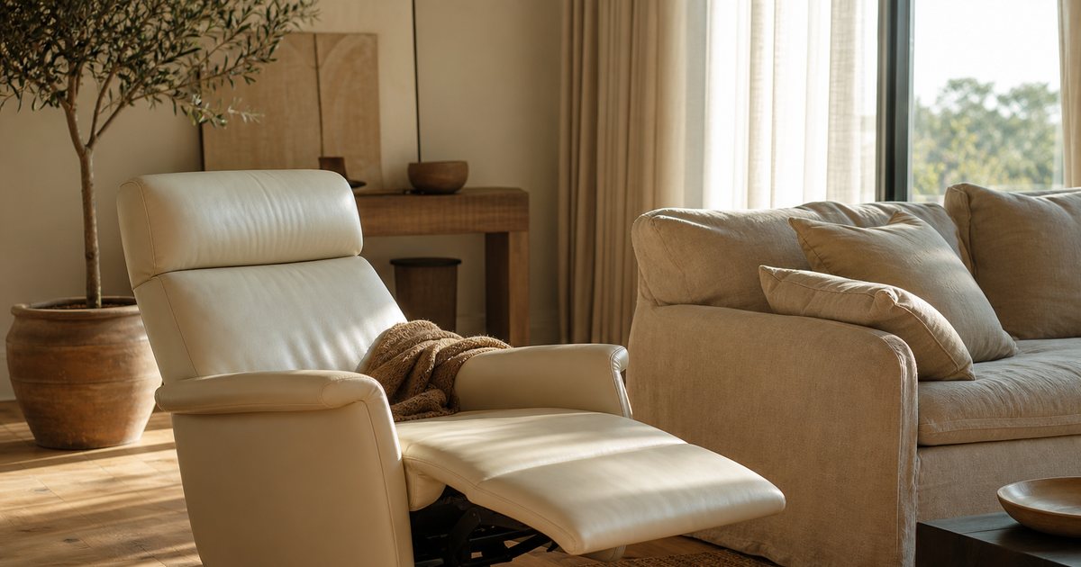 How do you place a luxury massage chair in a living room without ruining the interior design?