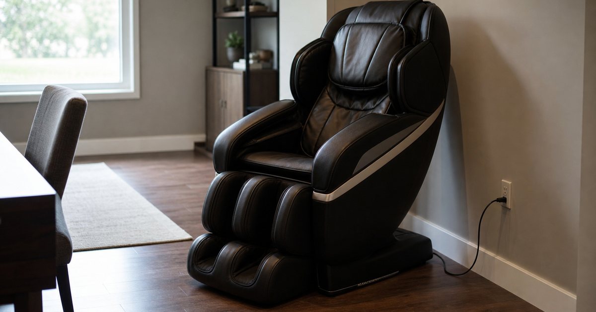 How much electricity does a luxury massage chair use and does it need its own circuit?